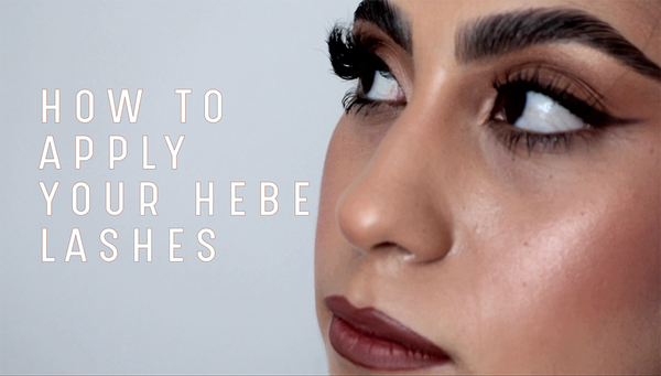 How to Apply your HEBE lashes in 3 mins