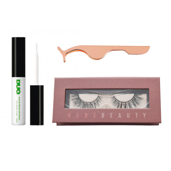 Single Lash, Duo Glue & Applicator Deal - HEBE